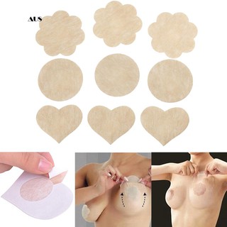 ♔set 5 cặp miếng dán nâng ngực hình tròn / trái tim cho nữ