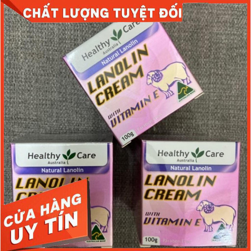 Kem nhau thai cừu Healthy Care Lanolin Cream with Sheep Placenta 100g