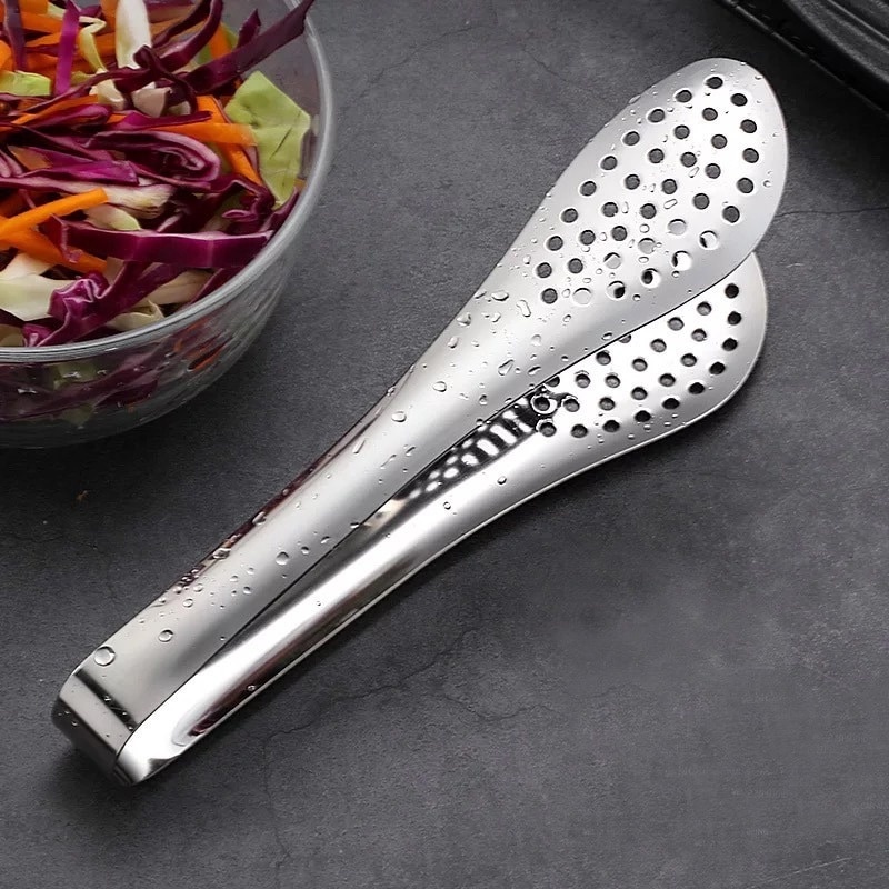 Kẹp Gắp Thức Ăn Bằng Thép Không Gỉ