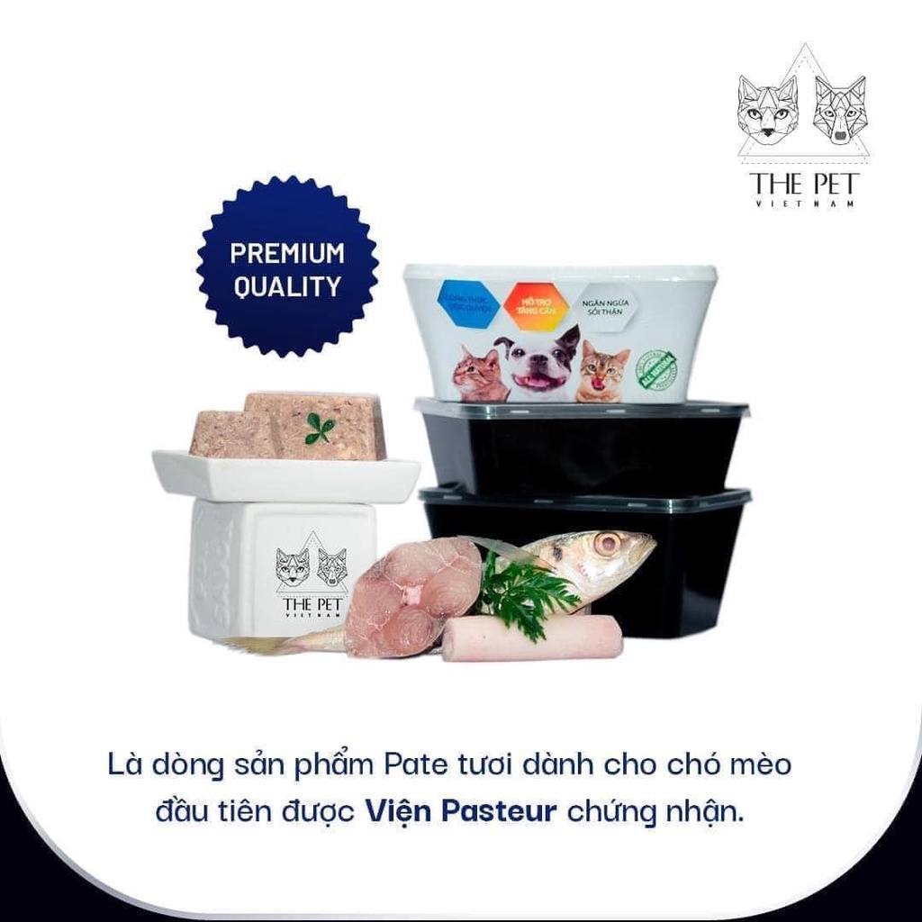 Pate TƯƠI The Pet Cho Chó Mèo (1kg) - Ship Now/Grab 2H