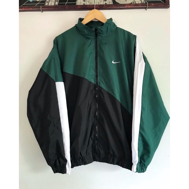 Áo Khoác Jacket Nike Swoosh Vintage Nam Nữ Vải Dù 2 Lớp Cao Cấp LBsar