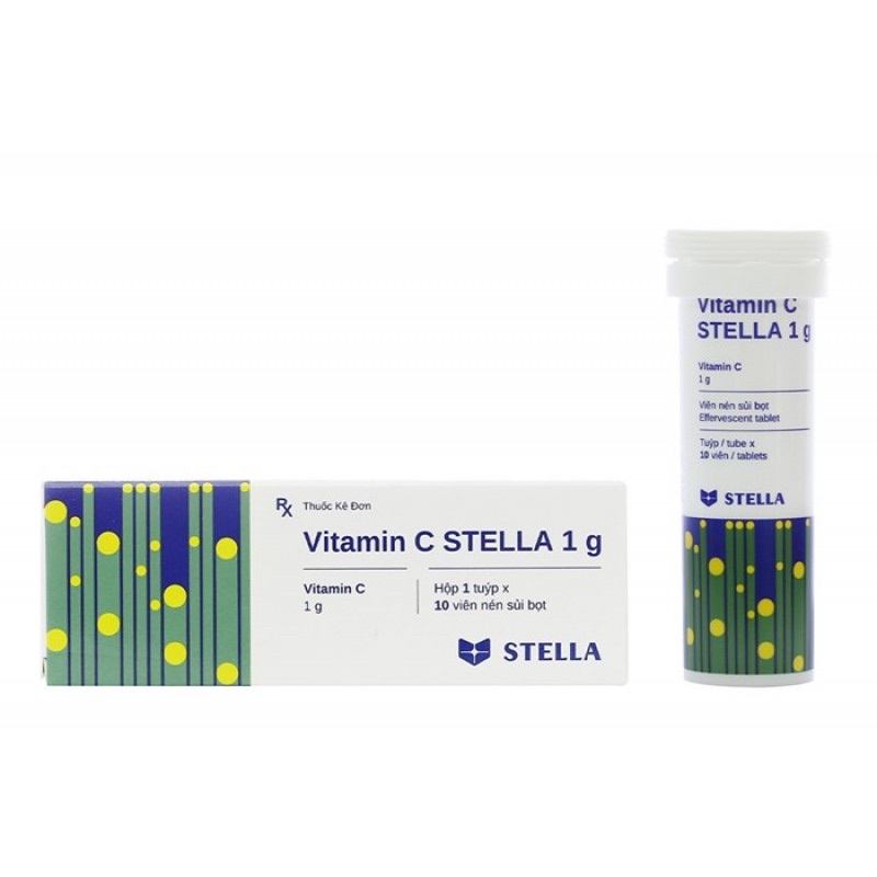 ✅  Vitamin C 1g Stella Tube 10 Viên.