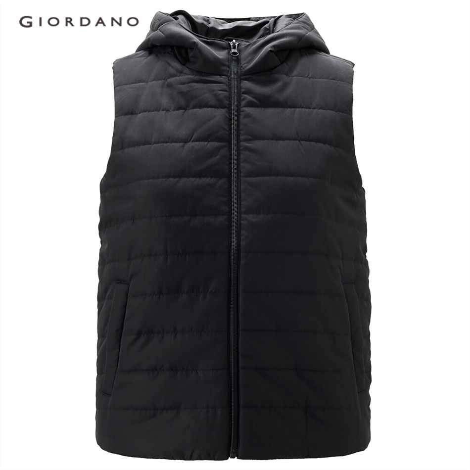 Áo khoác vest Giordano 13372822 có đệm lót màu trơn dành cho nữ
