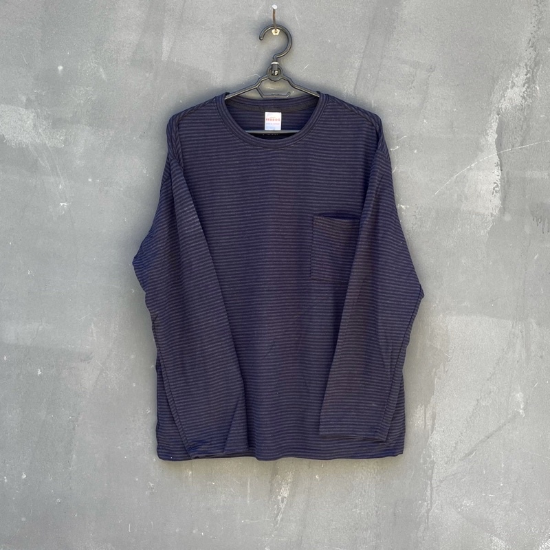 Áo thun tay dài form rộng, áo phông dài tay unisex sọc ngang