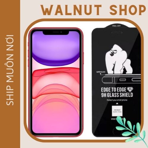 Kính cường lực full màn hình kingkong chuẩn hãng BR full mã cường lực iphone