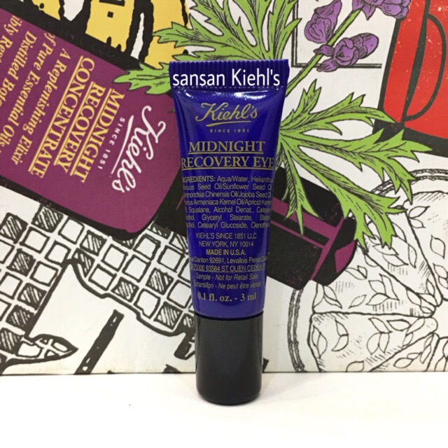 Kem mắt phục hồi ban đêm Kiehl's Midnight Recovery Eye minisize