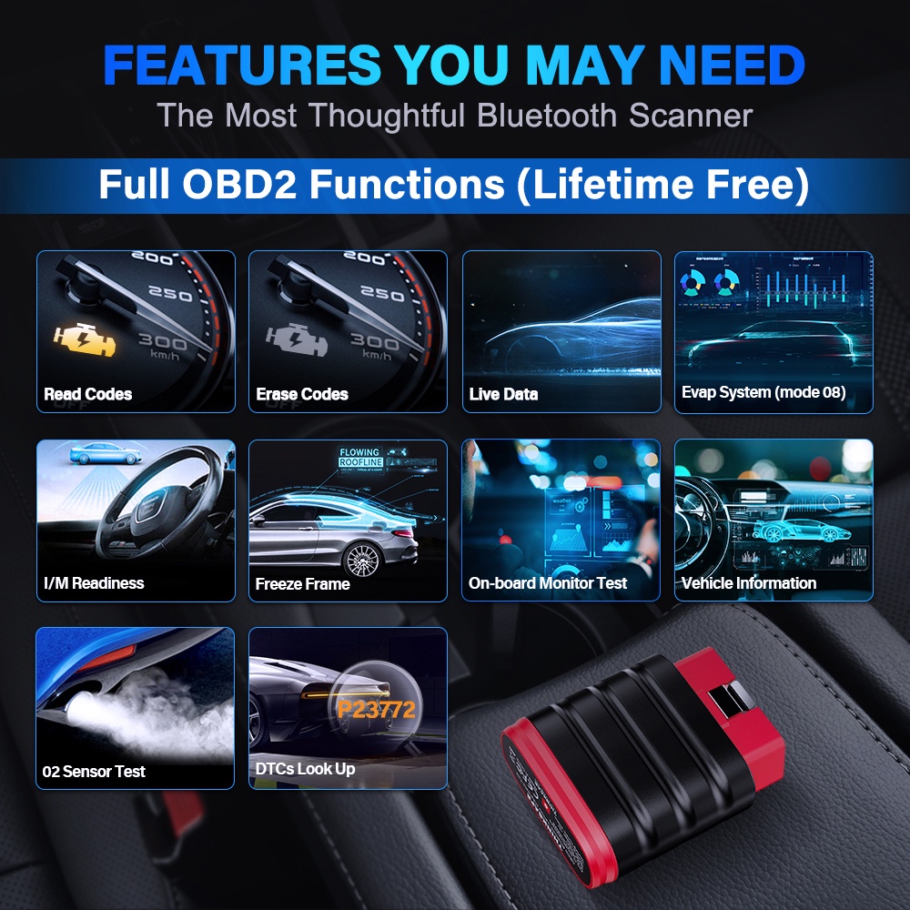 Thinkcar thinksafe obd2 Chuyên Nghiệp Dễ Chẩn Đoán obd 2