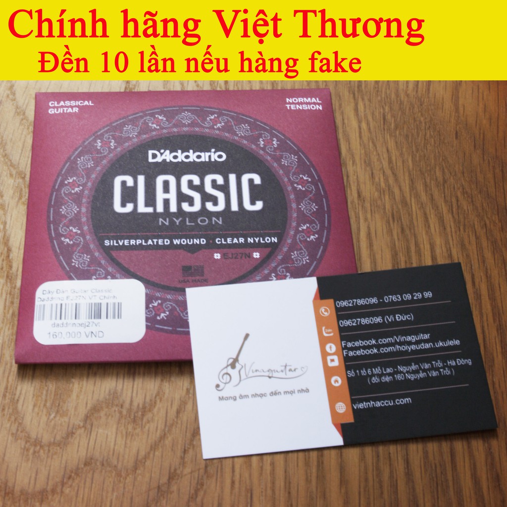 Dây đàn guitar Daddrino EJ27N chính hãng Việt Thương- Vinaguitar phân phối