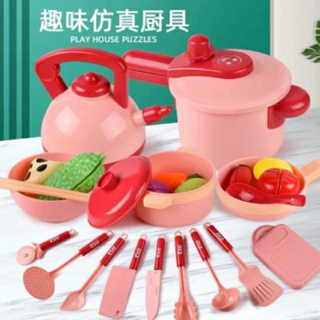 BỘ ĐỒ CHƠI NẤU ĂN MẪU MỚI 16 CHI TIẾT SẴN HÀNG