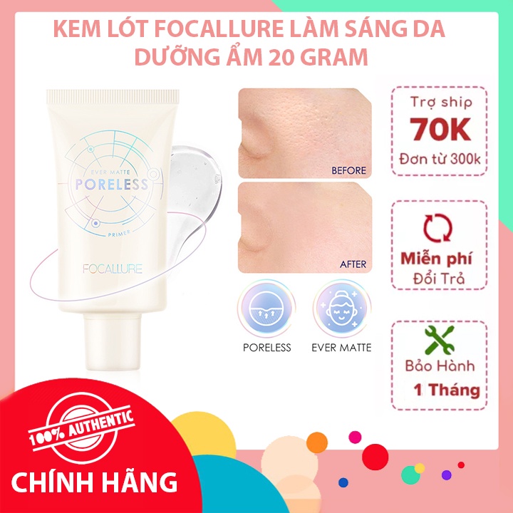 Kem Lót Focallure Làm Sáng Da Dưỡng Ẩm 20g