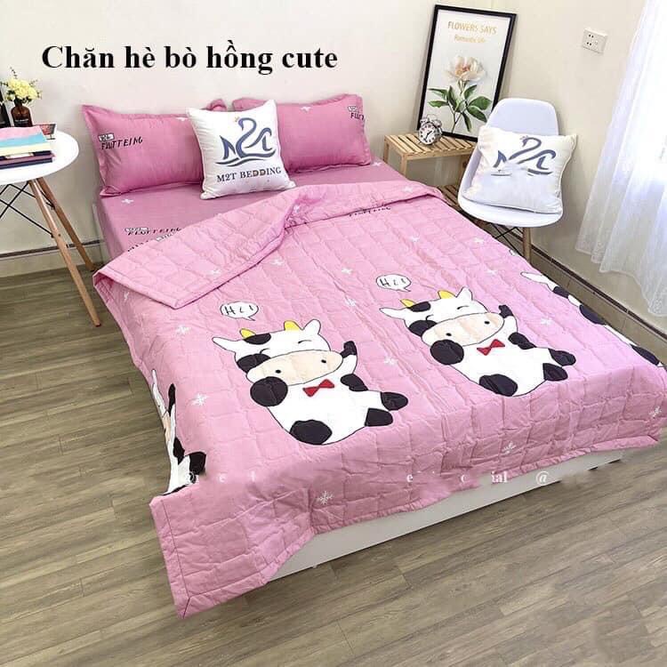 Bộ ga gối 3 món poly cotton mẫu con vịt