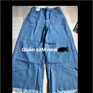 Quần jeans ống rộng