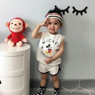 bộ mickey ba lỗ