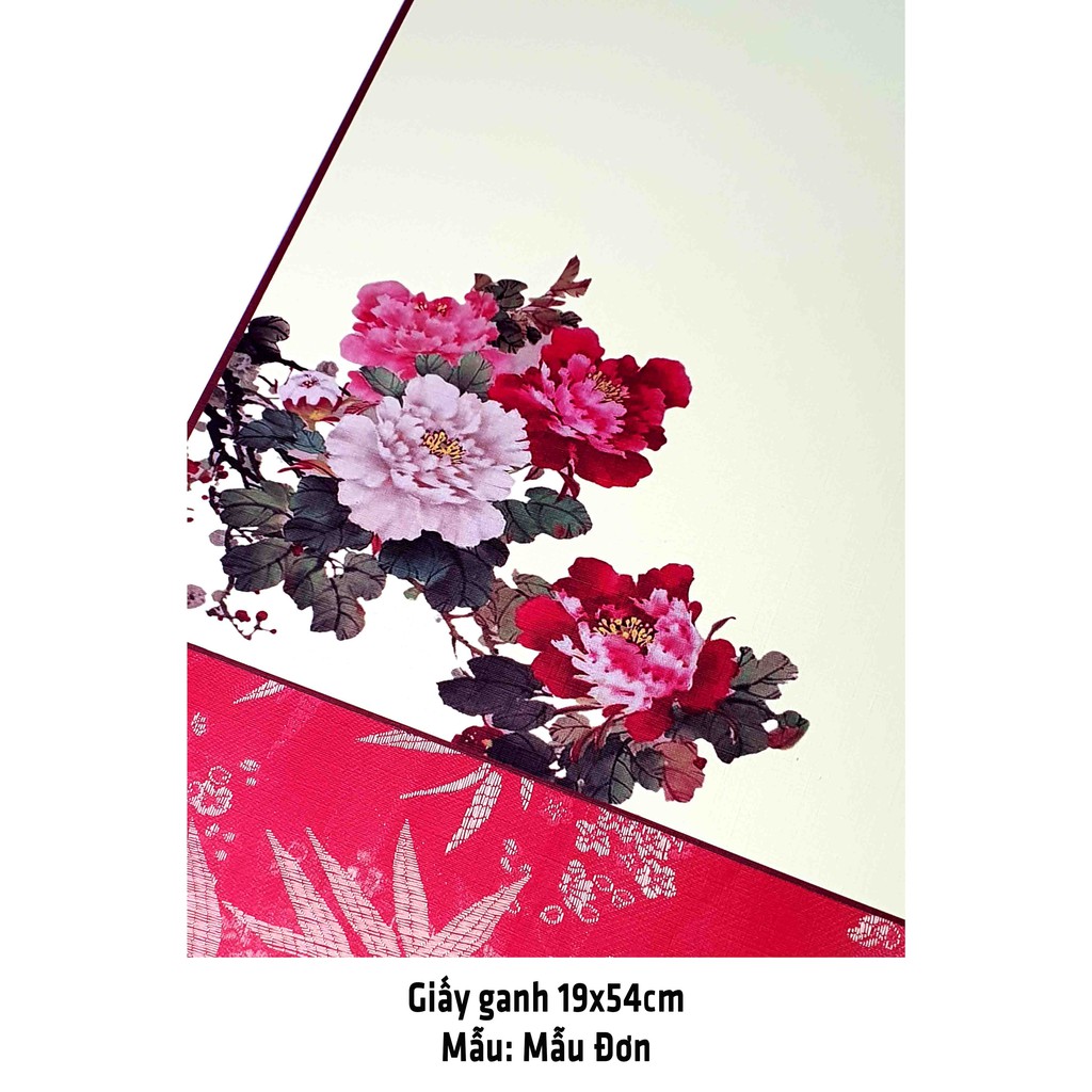 Liễn Giấy Viết Thư Pháp, Liễn Giấy Mỹ Thuật In Tranh Giấy Ganh 19x54cm  - Set 05 tờ