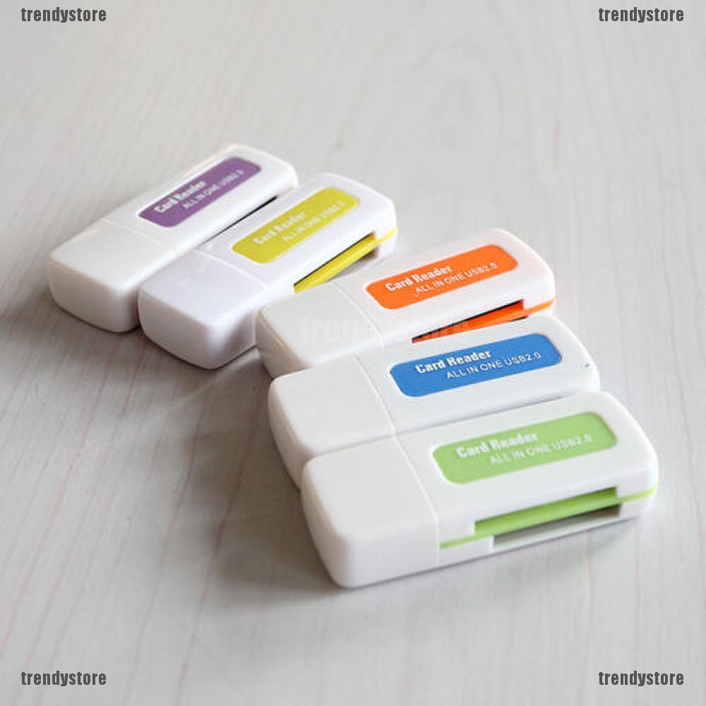 Đầu Đọc Thẻ Nhớ Đa Năng 4 Trong 1 Cho Sd / Tf / T-Flash / M2