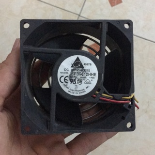 Quạt hút thổi delta 8cm chạy điện 12v