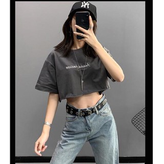 ... Áo thun croptop form rộng Siêu phâm