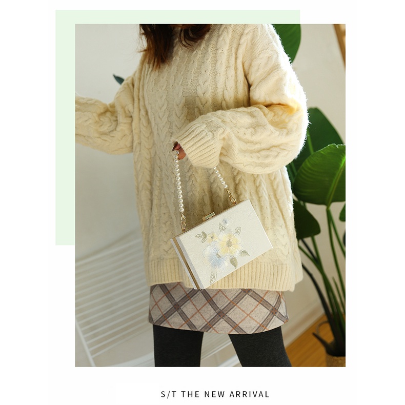 Túi xách nữ túi đeo chéo họa tiết thêu hoa 1999store_official