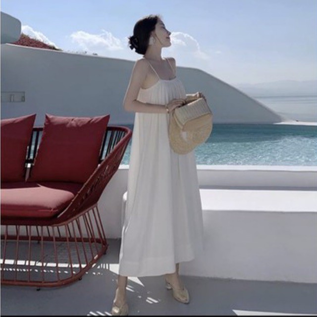 Đầm baby doll ❤️FREESHIP❤️ Váy nữ đi biển hàng Quảng Châu