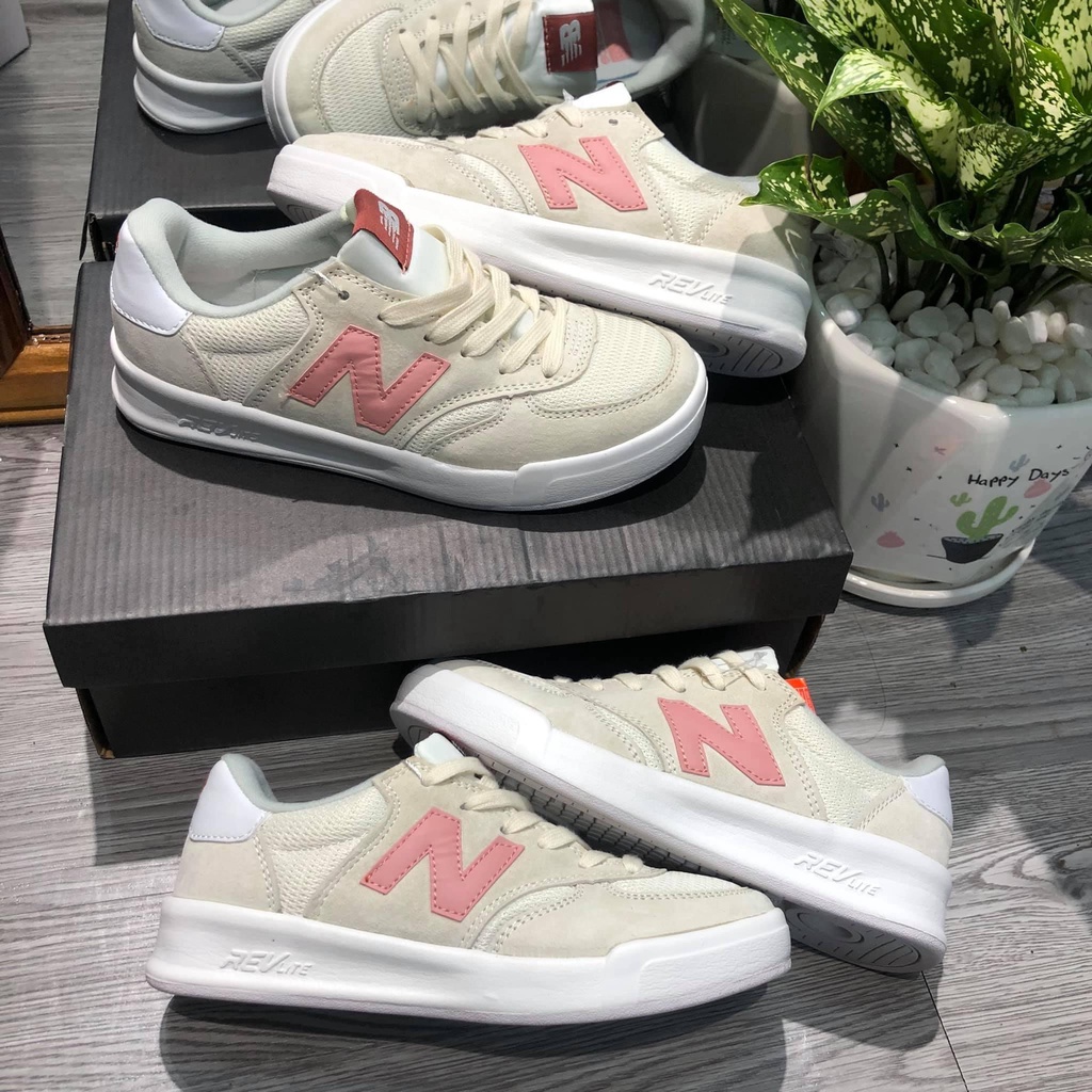 Giày newbalance Crt300 xám Hồng nữ full bill box 1.1