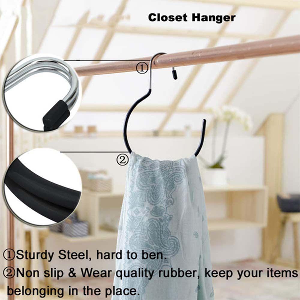 Set 5 Giá Đỡ Cà Vạt Khăn Choàng Bằng Kim Loại Tiết Kiệm Không Gian