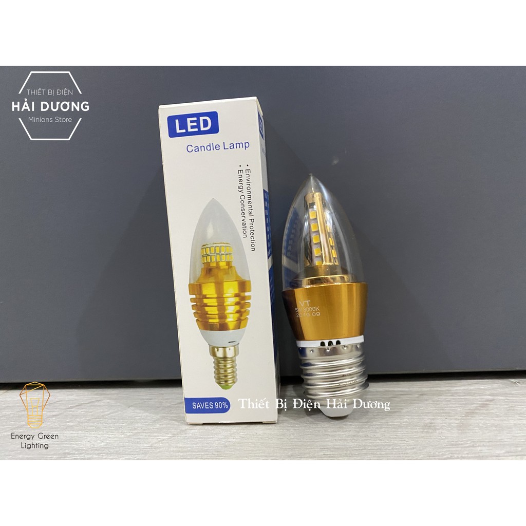 Bóng Đèn LED Hình Quả Nhót 5W Siêu Tiết Kiệm Điện - Led Siêu Sáng - Chuyên Lắp Đèn Chùm