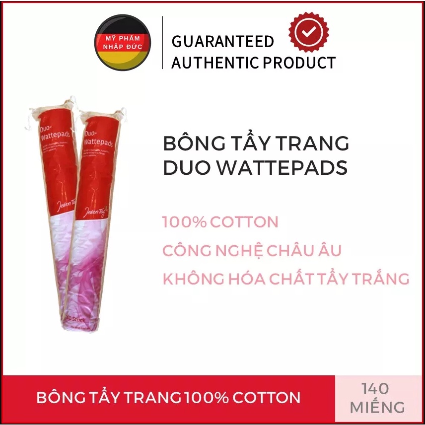 Bông Tẩy Trang Duo Wattepads 140 Miếng