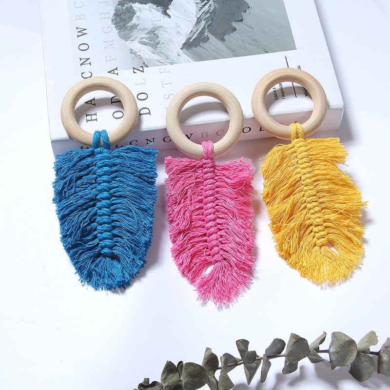 Vòng Lục Giác Đan Len Thủ Công Trang Trí Phòng Cho Bé