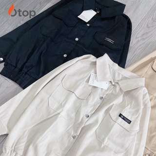 Áo Khoác Bomber Chất Kaki Otop