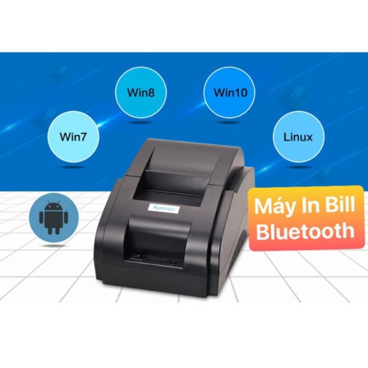 Máy in bill XPRINTER 58IIH cổng USB + Bluetooth Tặng Phầm mềm bán hàng