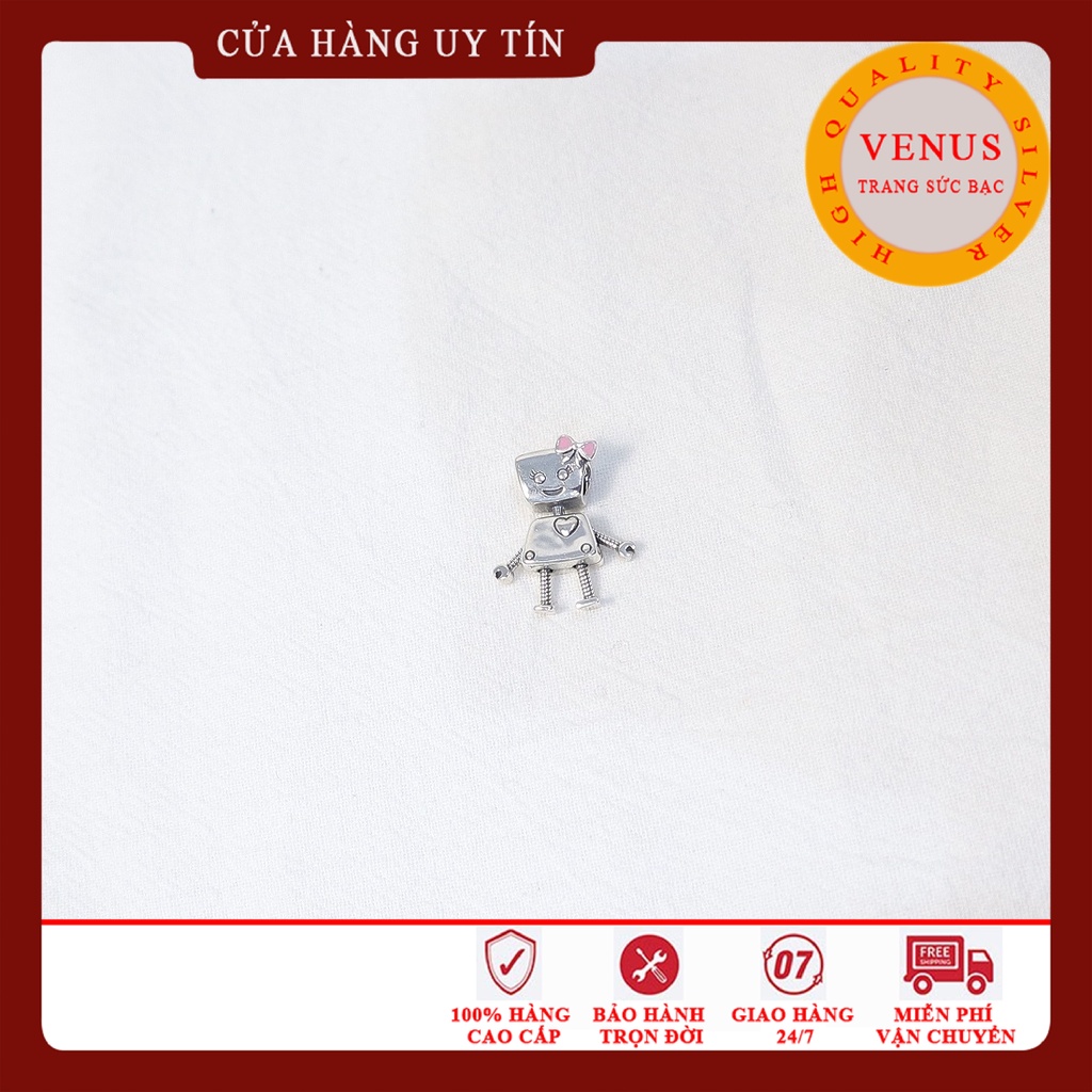 Charm Bella bot- Bạc s925 cao cấp- Trang sức bạc VENUS