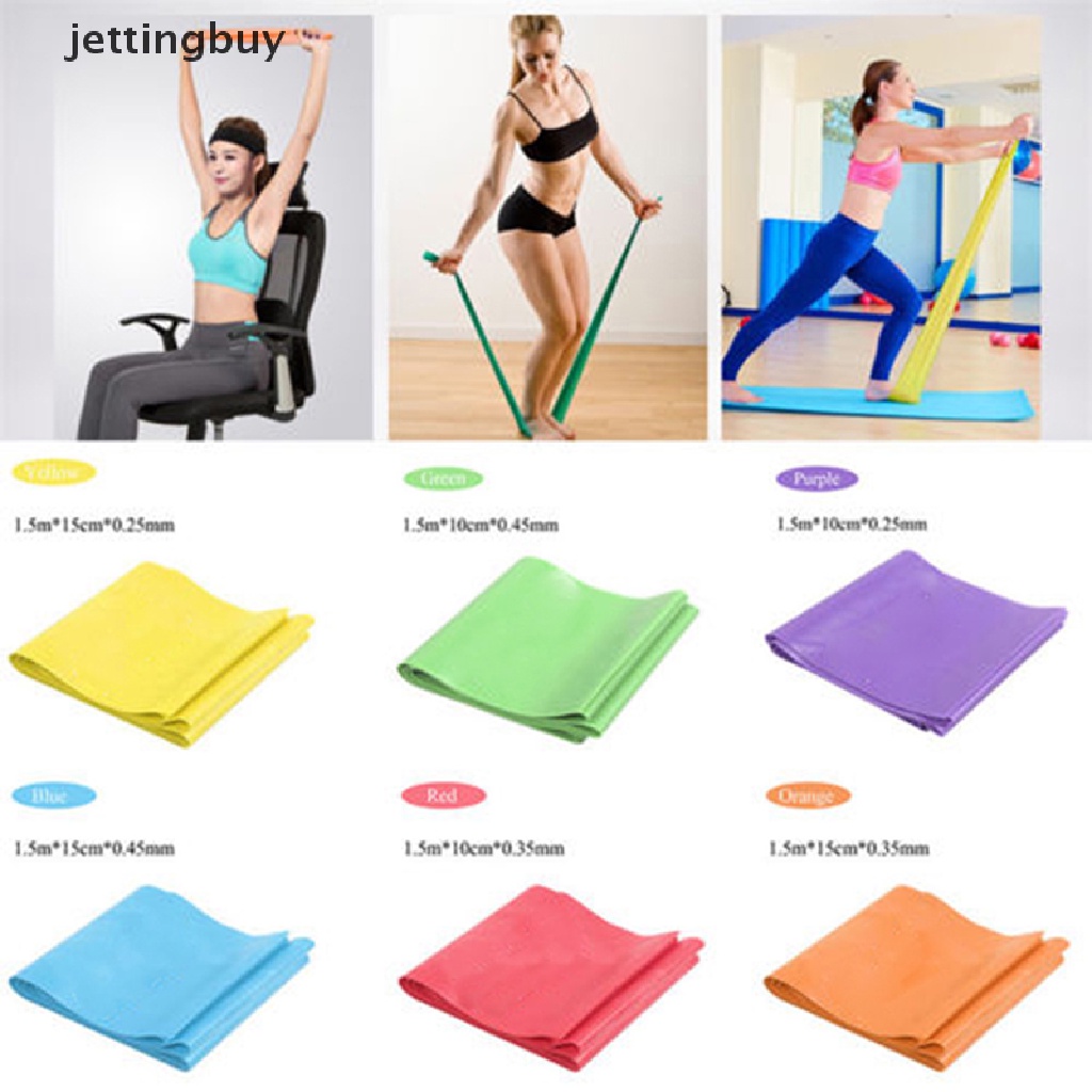 Dây đai kháng lực JETTING QDD dài 1.5/ 1.8m dành cho tập yoga mới