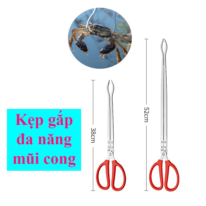 Kẹp+Kéo  Bắt Lươn Rắn, Hải Sản, Cua Ghẹ tất cả các con vật bò sát -k107