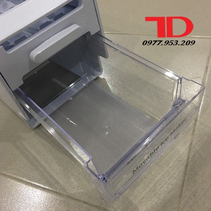 Khay làm đá Và Trữ Đá Viên Tiện Lợi Có Cần Xoay Để Rớt Đá Tự Động, Khay Làm Đá Cho Tủ Lạnh