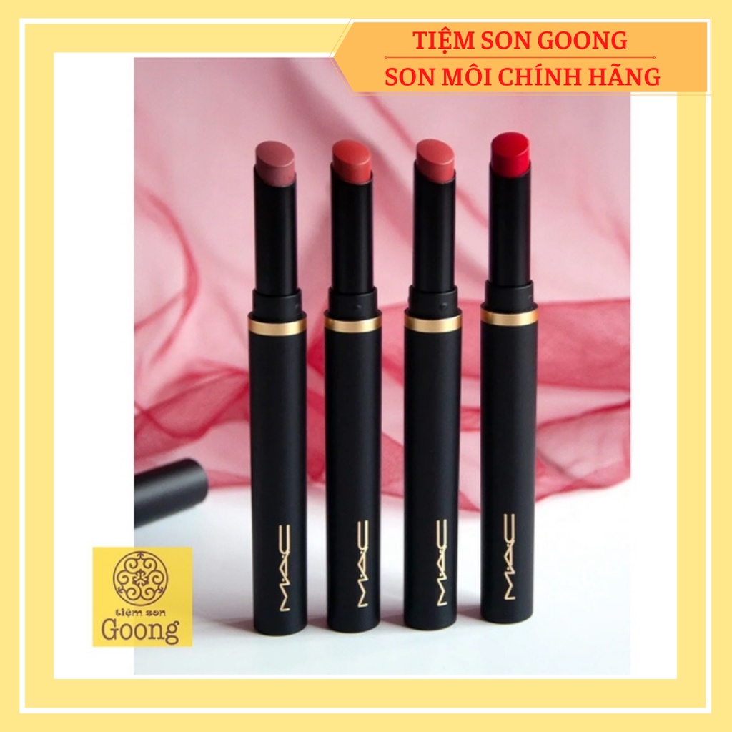 Son môi MAC powder kiss velvet blur slim stick
