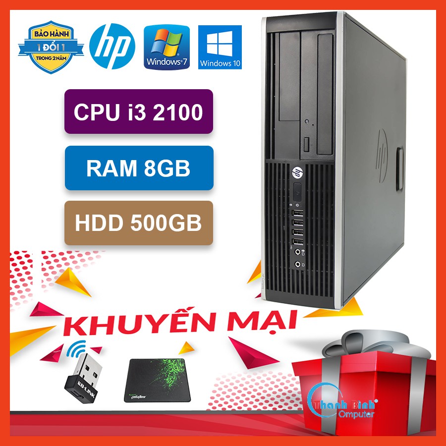 Máy Tính Bàn Đồng Bộ ️ThanhBinhPC Bộ Máy Tính Cây - HP PRO 6300/8300 ( I3 2100/8G/500G ) - Bảo Hành 12 Tháng.