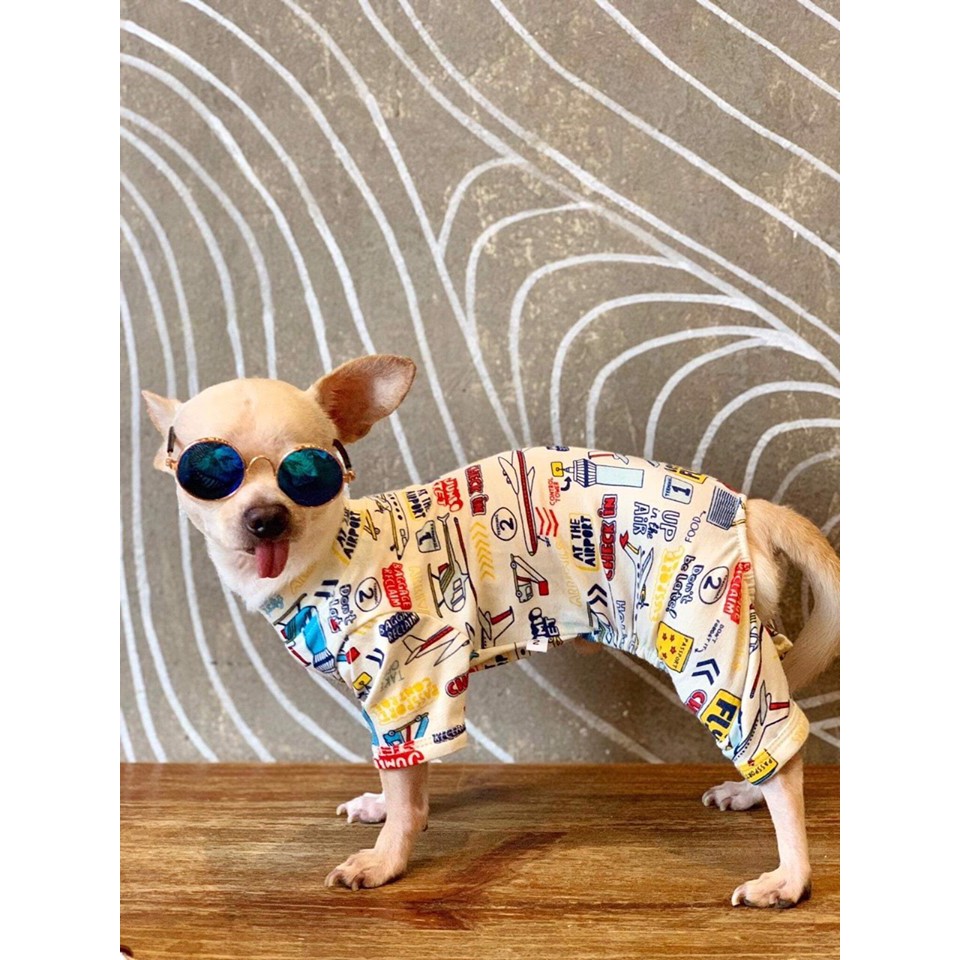 áo quần jumsuit cho chó mèo baby