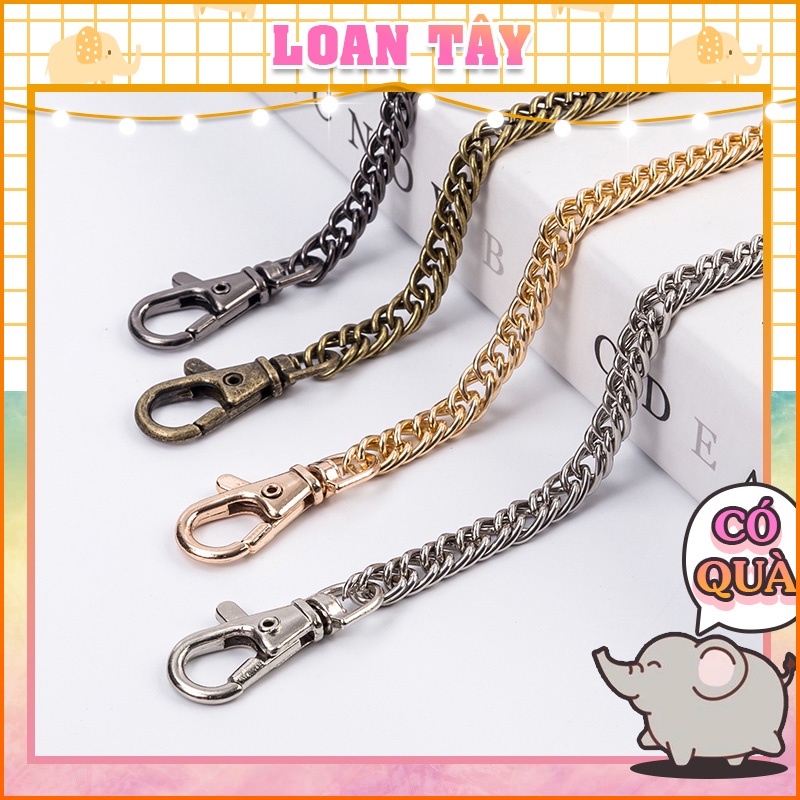 Dây Xích Đeo Túi Xách Chuỗi Dẹp 7mm Chắc Chắn - LoanTay