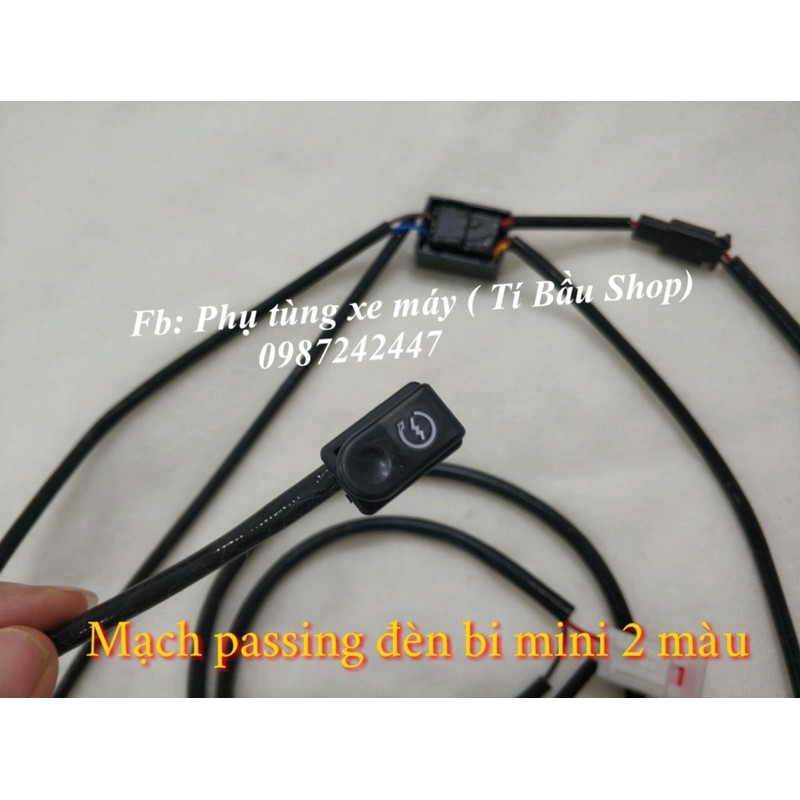 Mạch passing bi mini 2 màu cho các dòng xe trên nút đề passing