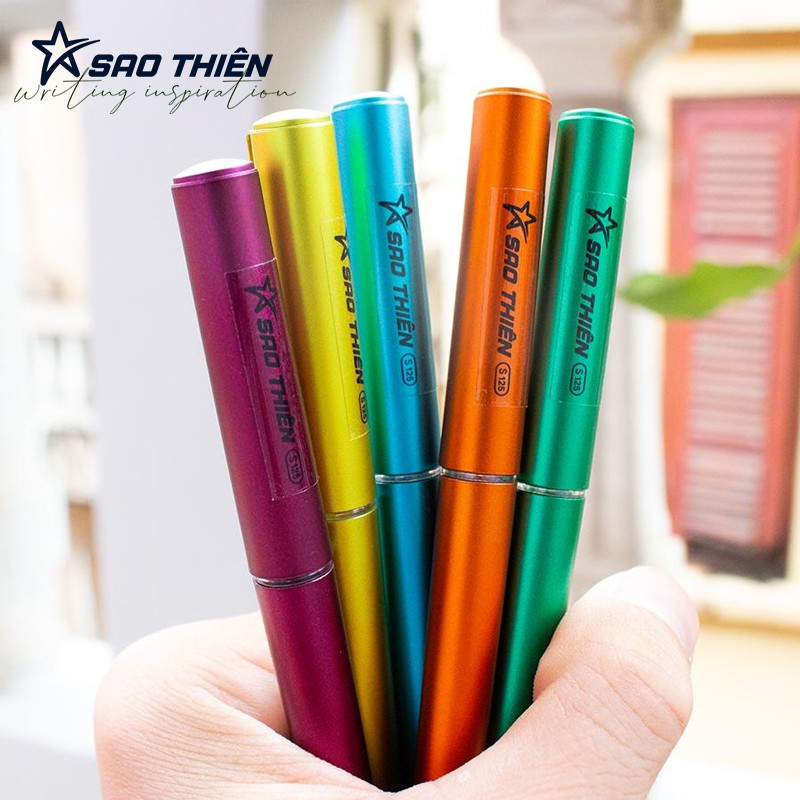 Bút Mực Sao Thiên S125 Ngòi Kim Tinh Nét Nhỏ, Học Sinh Tiểu Học, Siêu Rẻ, Siêu Bền,Penpro Bút Mực Chính hãng