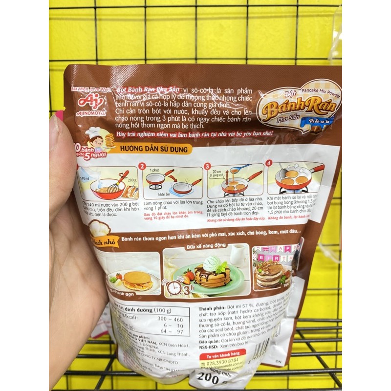 Bột bánh rán pha sẵn Ajinomoto gói 200g