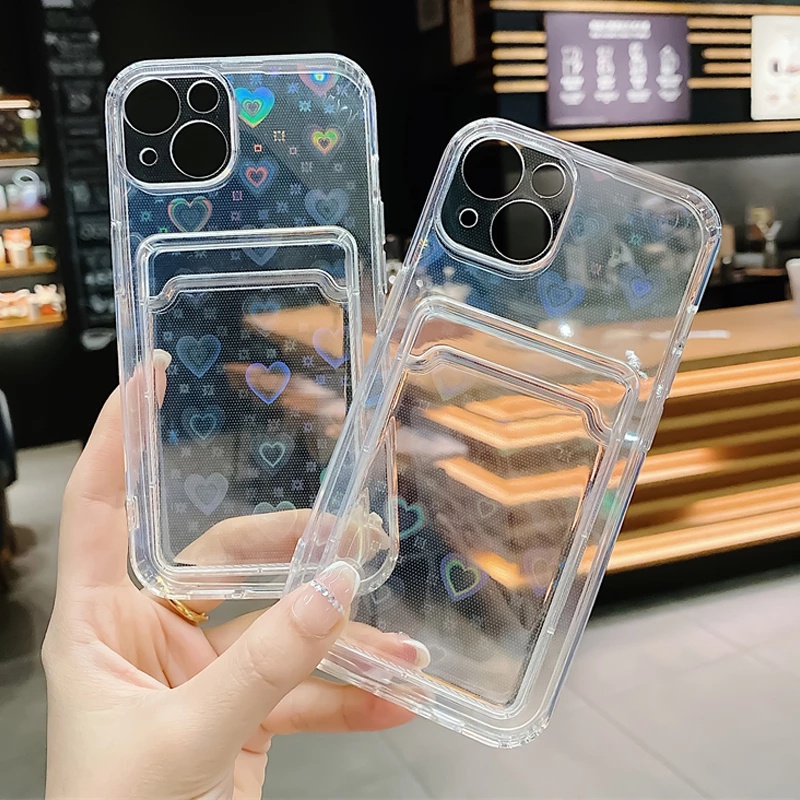 Ốp điện thoại có ngăn đựng thẻ cho compatible for IPHONE 14 13PRO MAX 13PRO 13 12PROMAX 12PRO 12MINI 11 PRO MAX IX XS MAX XR 7 8 PLUS
