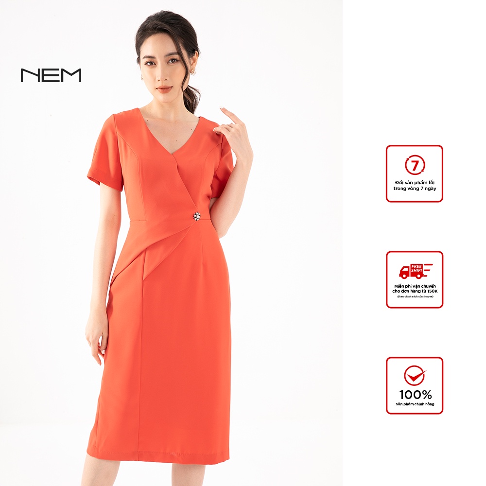 Đầm nữ thiết kế cao cấp NEM Fashion 16102 gia tốt