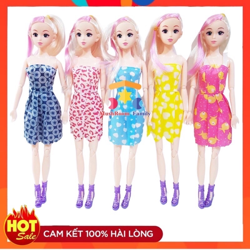 Búp bê khớp nhựa dẻo giành cho bé gái chơi giải trí