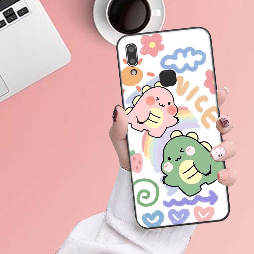 Ốp lưng Vivo Y91 / Y93 / Y95 in hình khủng long , gấu nâu xinh xắn, siêu cute  mà còn vô cùng RẺ -ĐẸP