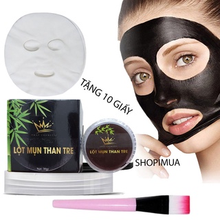 Gel Lột mụn Pháp tặng cọ quét mặt nạ từ than tre hoạt tính 30ml