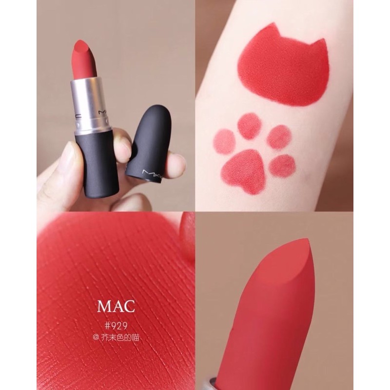 Son Mac Powder Kiss Lipstick, Mac Limited, Rettro Matte Full size 3g Hàng Chính Hãng