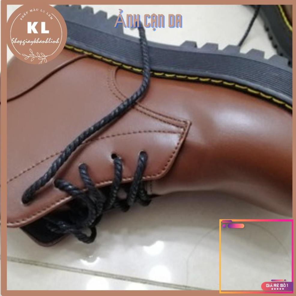 Giày/ bốt ulzzang vintage MARTIN cổ cao buộc dây tăng chiều cao mang phong cách hoang dã -v01 | BigBuy360 - bigbuy360.vn