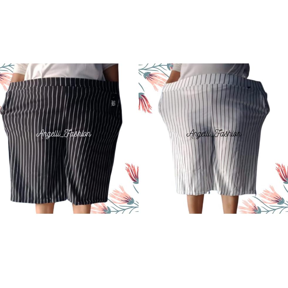 T & c Quần Short Tải Trọng Lên Đến BB 100 kg | Quần Culottes Ngắn Màu Đen Và Trắng Cỡ Lớn XXXL Hadir. Nữa.