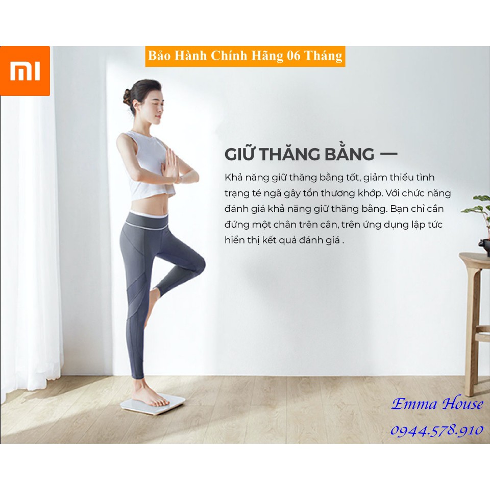 Cân Sức Khỏe Thông minh Xiaomi Mi Smart Gen 2 - BẢO HÀNH CHÍNH HÃNG 03 Tháng